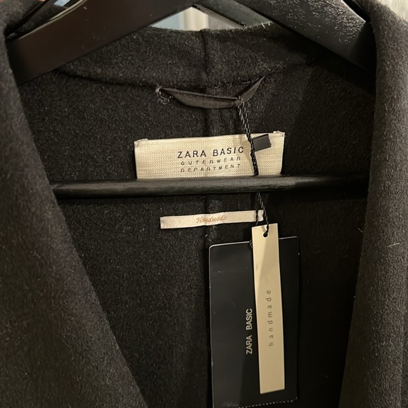 Zara Sleeveless Wool Blend Vest Coat - Picture 3 of 3